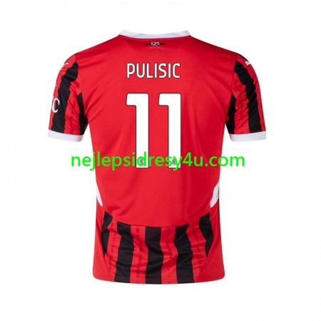 Fotbalový Dres AC Milán Pulisic 11 Domácí 2024/25